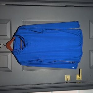 Men's Large Blue Light Hoodie Hooded Shirt